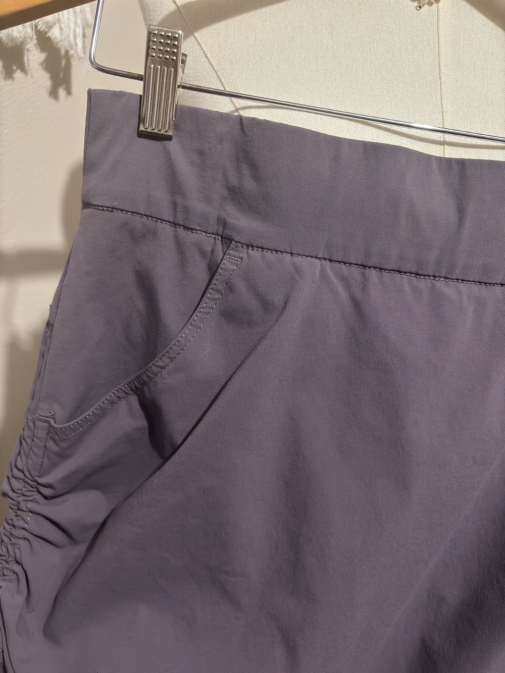 Columbia Athletic Mini Skort Skirt Size Small Ruched Side Ties - Picture 3 of 8